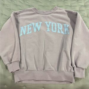 Bixby girl’s Crew Neck Sweater - Lavender